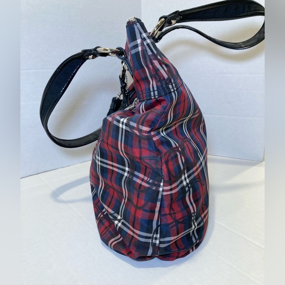Coach Poppy Signature Tartan Glam Tote - Picture 5 of 16